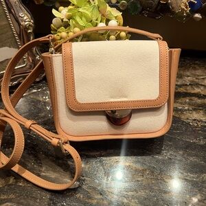 NWOT Loeffler Randall🤎 Lennox Crossbody Bag w/Dust Bag Tortoise Gold Hardware🐆